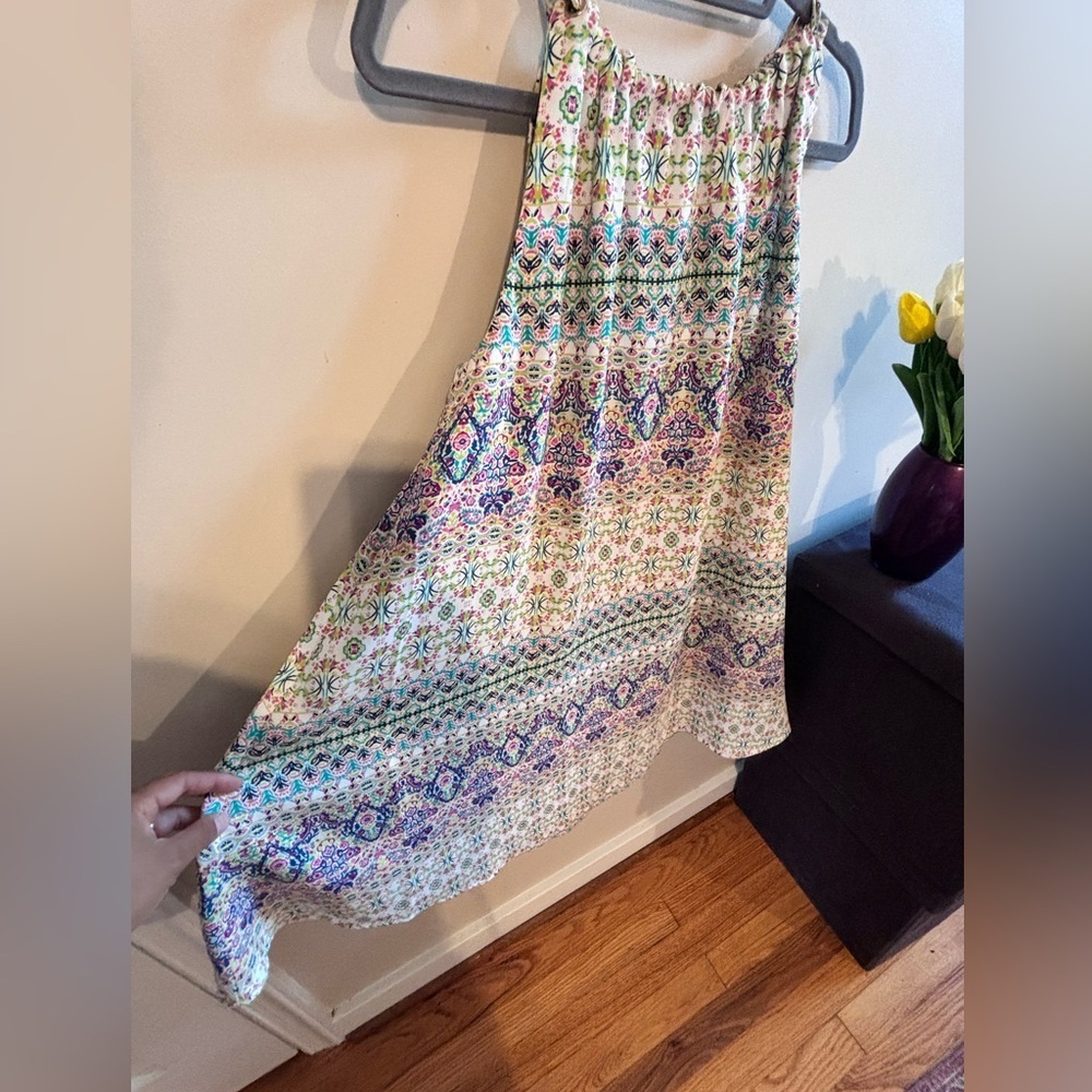 👗 Rachel Ashwell Summer Floral Sheath Dress - Size 10 🌸 - Picture 4 of 12